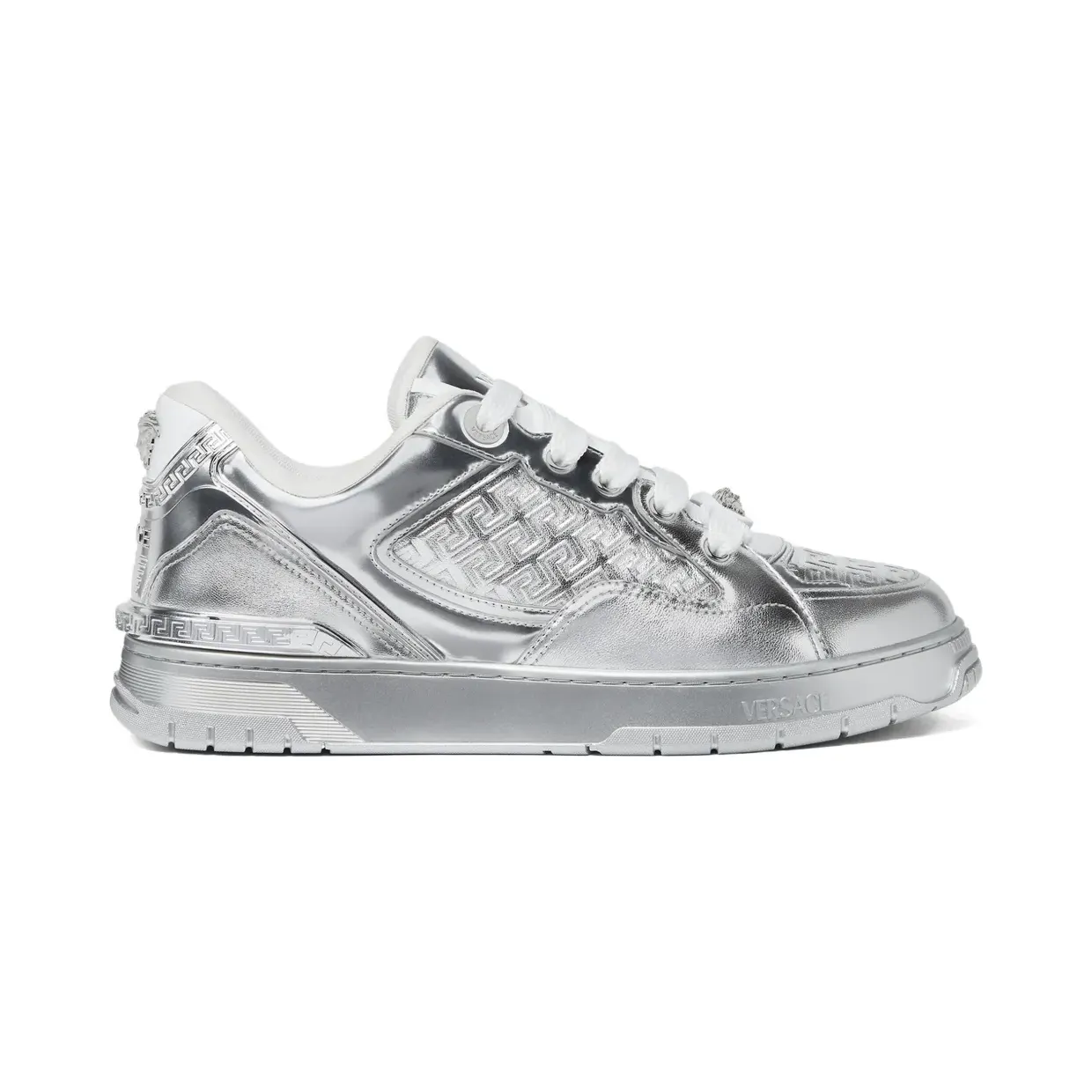 Versace Biggie Basket metallic “Silver” (10205931A15073)