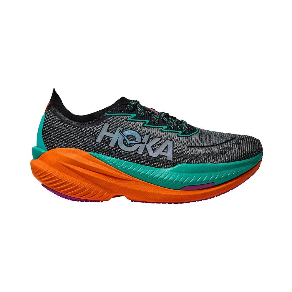 Hoka One Mach X 2 Black Electric Aqua (1155120-BCQ)