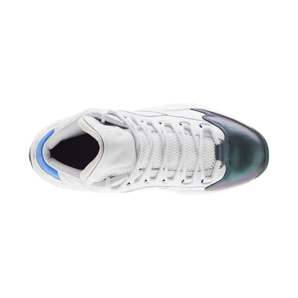 Reebok Question Mid Curren$y Jet Life Stem Green/Vital Blue-White-Purple Emperor (Other Brands Reebok)