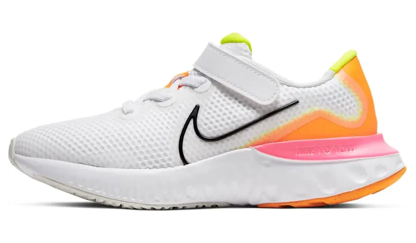 Nike Renew Run PSV ‘Platinum Tint’ White/Black/Platinum Tint (CT1436-100)