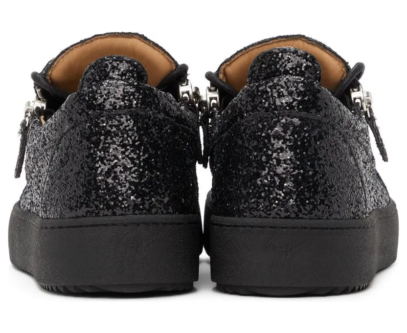 Giuseppe Zanotti Black Glitter Birel GLTTNR+NR+N (RM90000 81976) (4)
