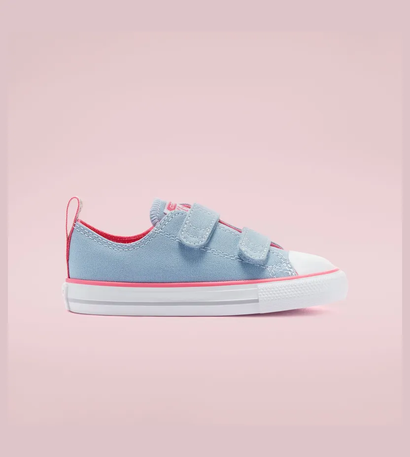 Converse Converse Color Easy-On Chuck Taylor All Star Low Top Sea Salt Blue/bold Pink/white (770412C)