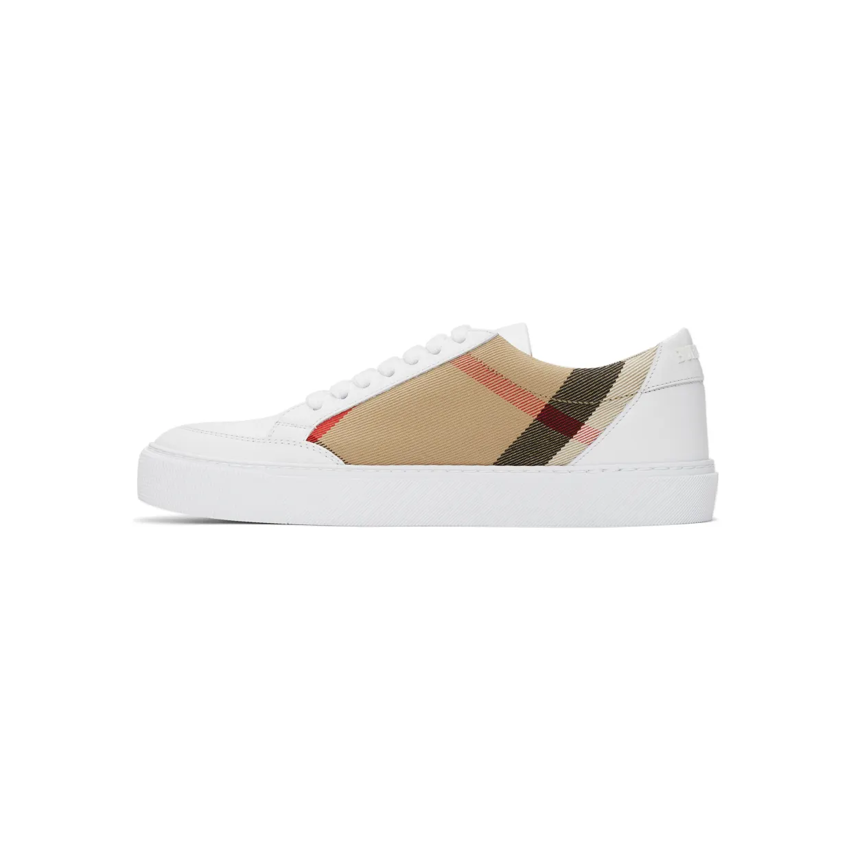 Burberry House Check Sneakers Archive Beige White (W) (8024326) (3)