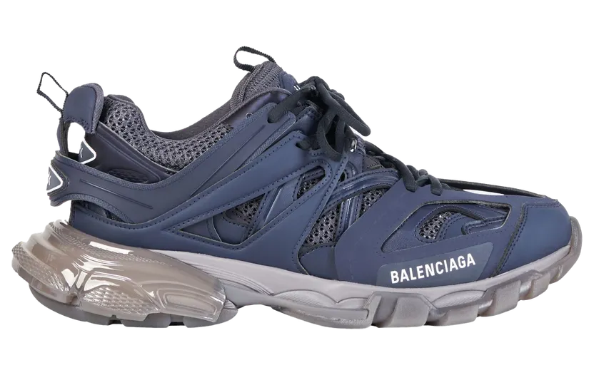 Balenciaga Track Clear Sole Navy Grey (647742W3BM21213)