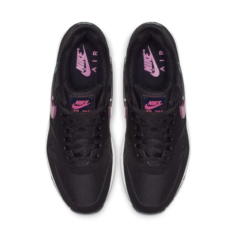 Nike Air Max 1 Jelly Jewel Black Black/Active Fuchsia-Blue Gaze (AO1021-003)