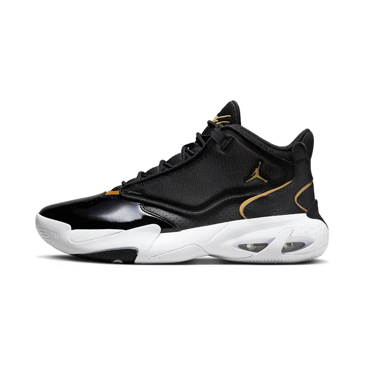 Jordan Max Aura 4 “Black / White / Metallic Gold” (DN3687-007)