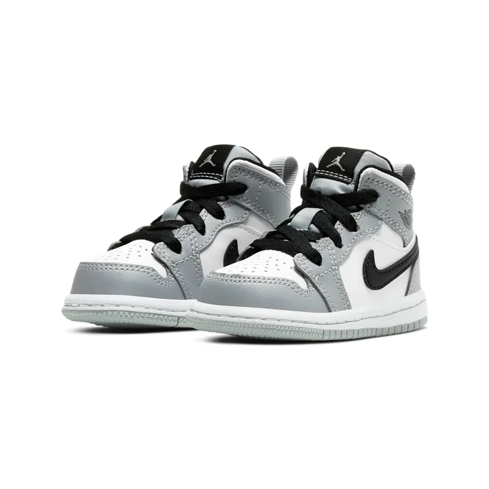 Jordan 1 Mid Light Smoke Grey (TD) Light Smoke Grey/White-Black (640735-092)