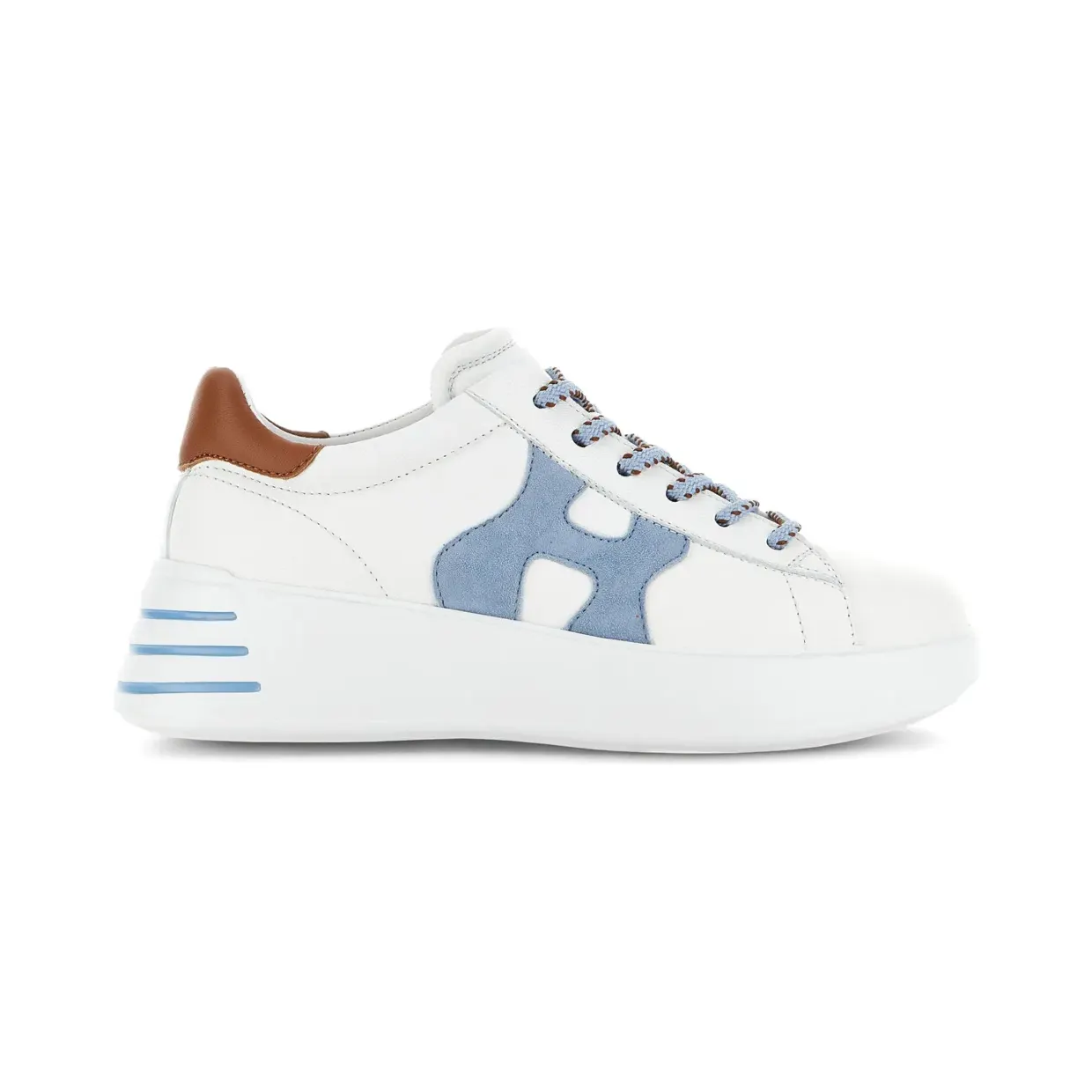 Hogan Rebel H564 Plateau-Sneakers “White” (HXW5640DN61N4O)