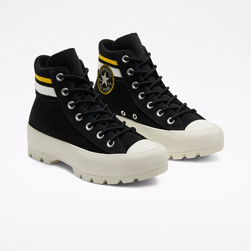 Converse Chuck Taylor All-Star Lugged Hi Varsity Black Amarillo (W) Black/Amarillo-Egret (566755C)