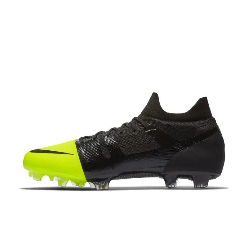 Nike Mercurial GS 360 FG Cleat Black Volt Black/Volt-Metallic Silver (AO2803-007)