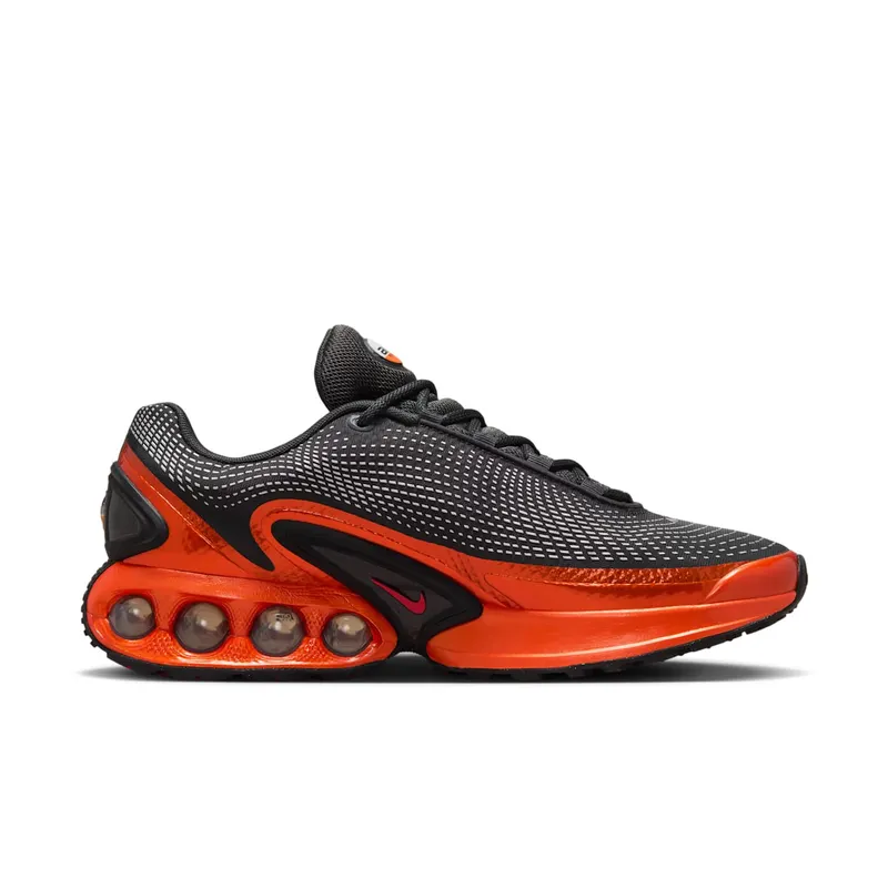 Nike AIR MAX DN QS “Dark Smoke Grey/Metallic Dark Grey/Salsa Red” (HJ6695-001)