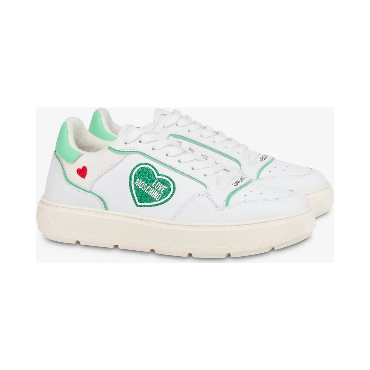 Moschino Sneakers Aus Kalbsleder Bold Love (POLJA15204G1IJC110D)