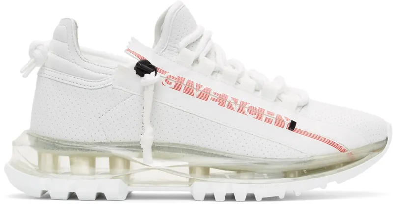 Givenchy White & Red Spectre Low Runner (BE0019E0XH)