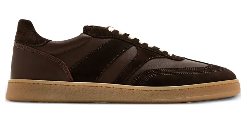 Collegium gestreifte Sneakers mit Einsätzen – Weiß (FMC4ILLEA12)