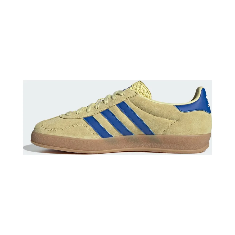 Adidas Gazelle Indoor Powder Yellow / Royal Blue / Cloud White (JH5406)