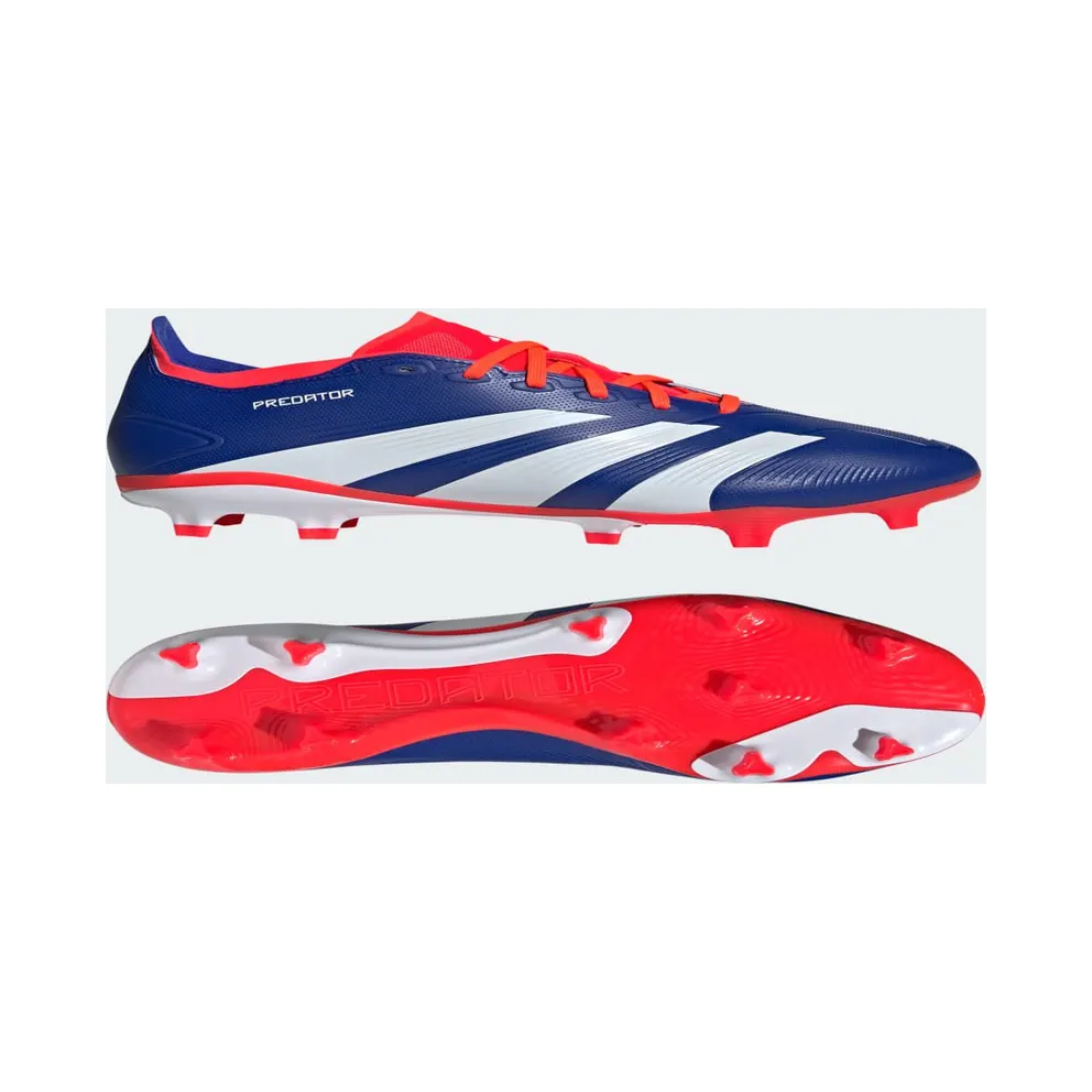 adidas Predator League FG Lucid Blue Cloud White Solar Red (IF6348)