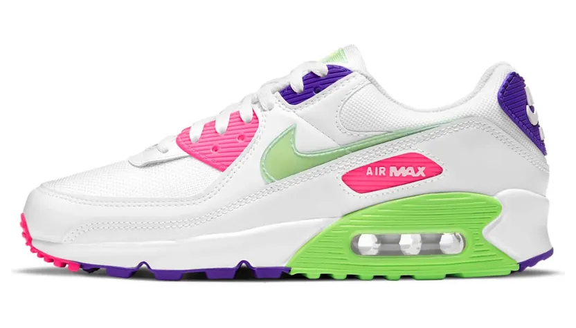 Nike Air Max 90 White Neon (DH0250-100)