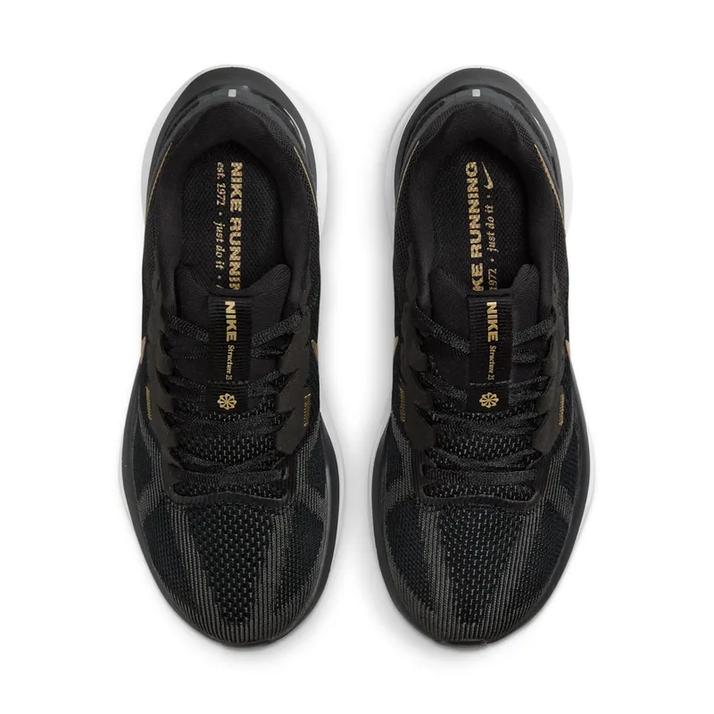 Nike Structure 25 Black White Dark Smoke Grey Metallic Gold (DJ7884-003)