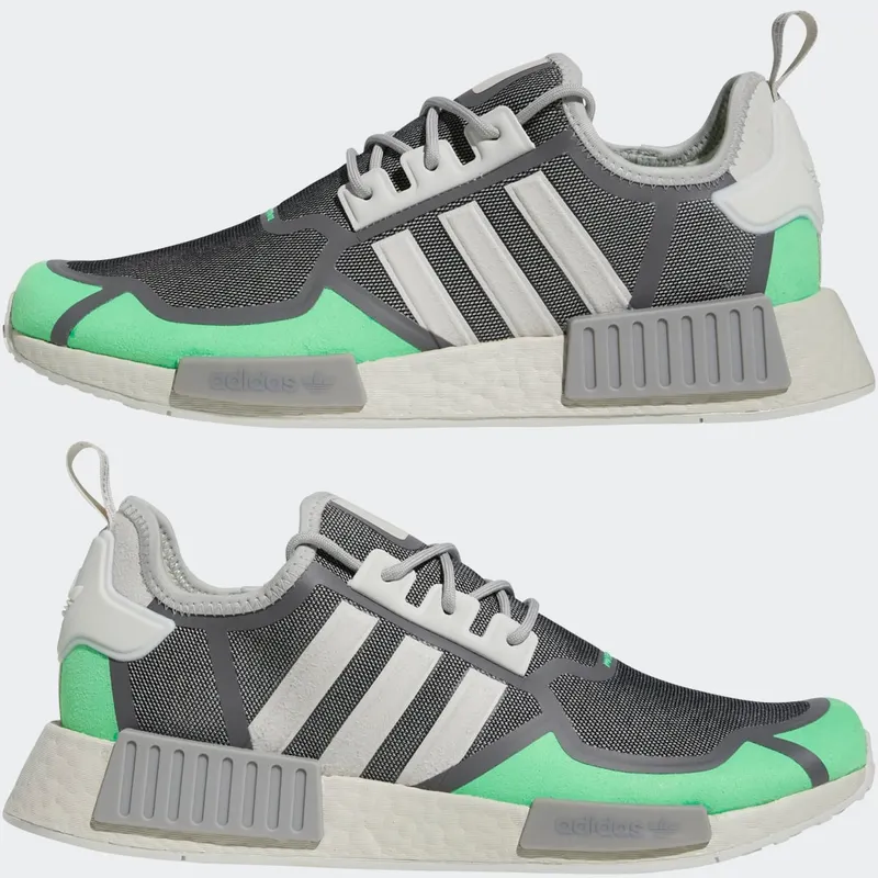 Adidas NMD_R1 Crystal White / Grey Three / Screaming Green (GZ9275)