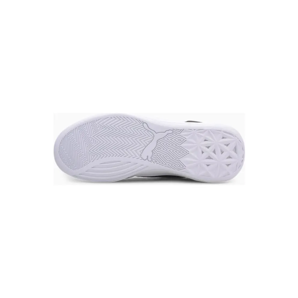 Puma Clyde Hardwood Team Basketball Shoes White/Black (194454-02)