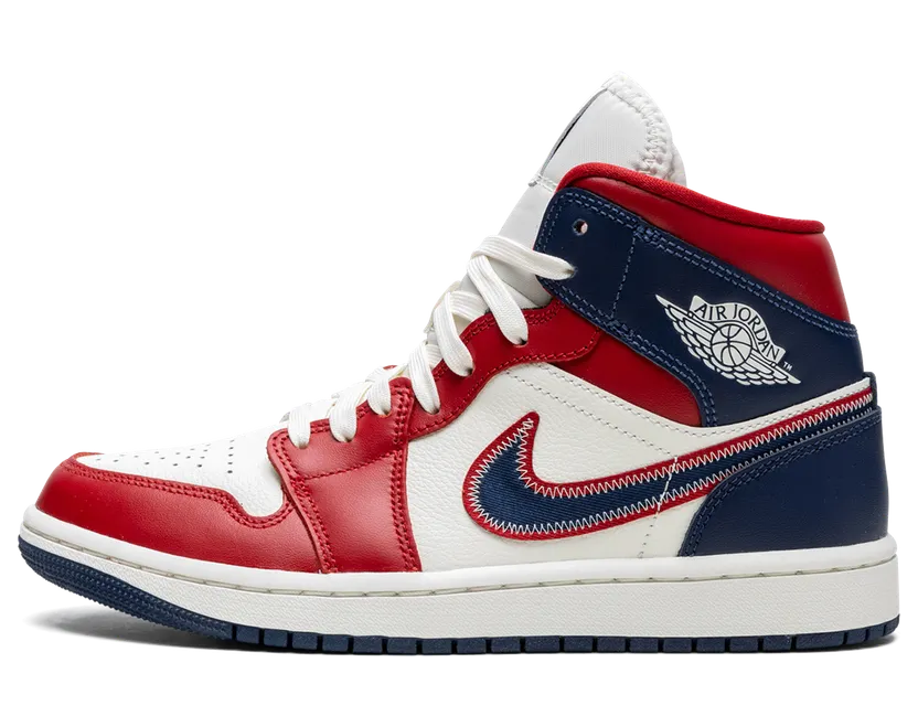 Jordan 1 Mid USA (2022) (W) (DQ7648-600)
