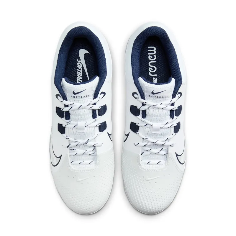 Nike Hyperdiamond 4 Pro White Midnight Navy Wolf Grey (FZ0922-100)