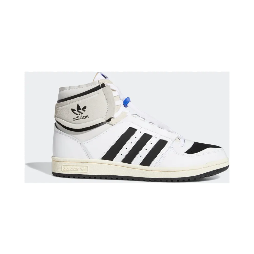 adidas Top Ten DE Schuh Cloud White / Core Black / Bold Blue (Q46255)
