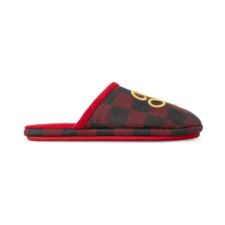 Louis Vuitton LV Palace Slipper Damier Pop Red (1ACN6R)