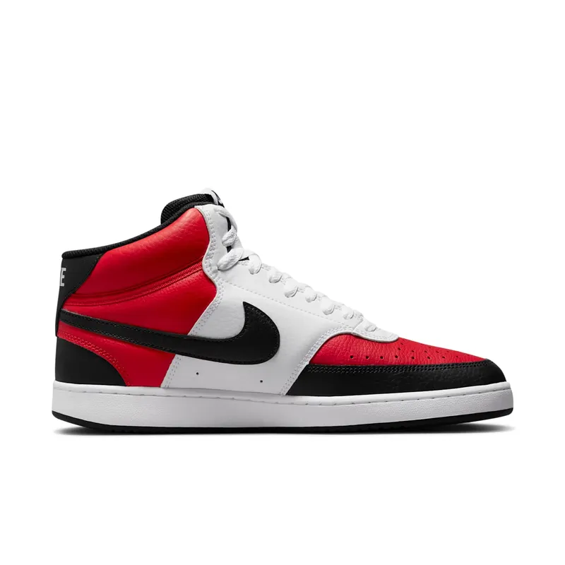 Nike Court Vision Mid White Red Black (DM1186-600)