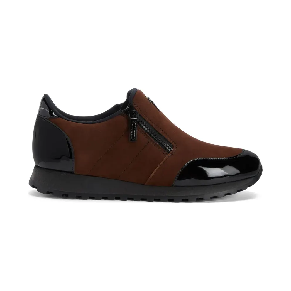 Giuseppe Zanotti Ilde Run mit doppeltem Reißverschluss – Brown (IU10058K03)