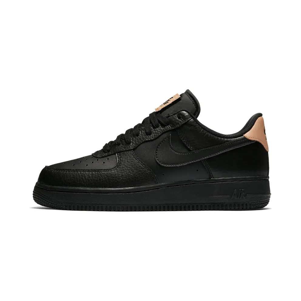 Nike Air Force 1 Low Black Vachetta Tan Black/Black-Black-Black (718152-016)