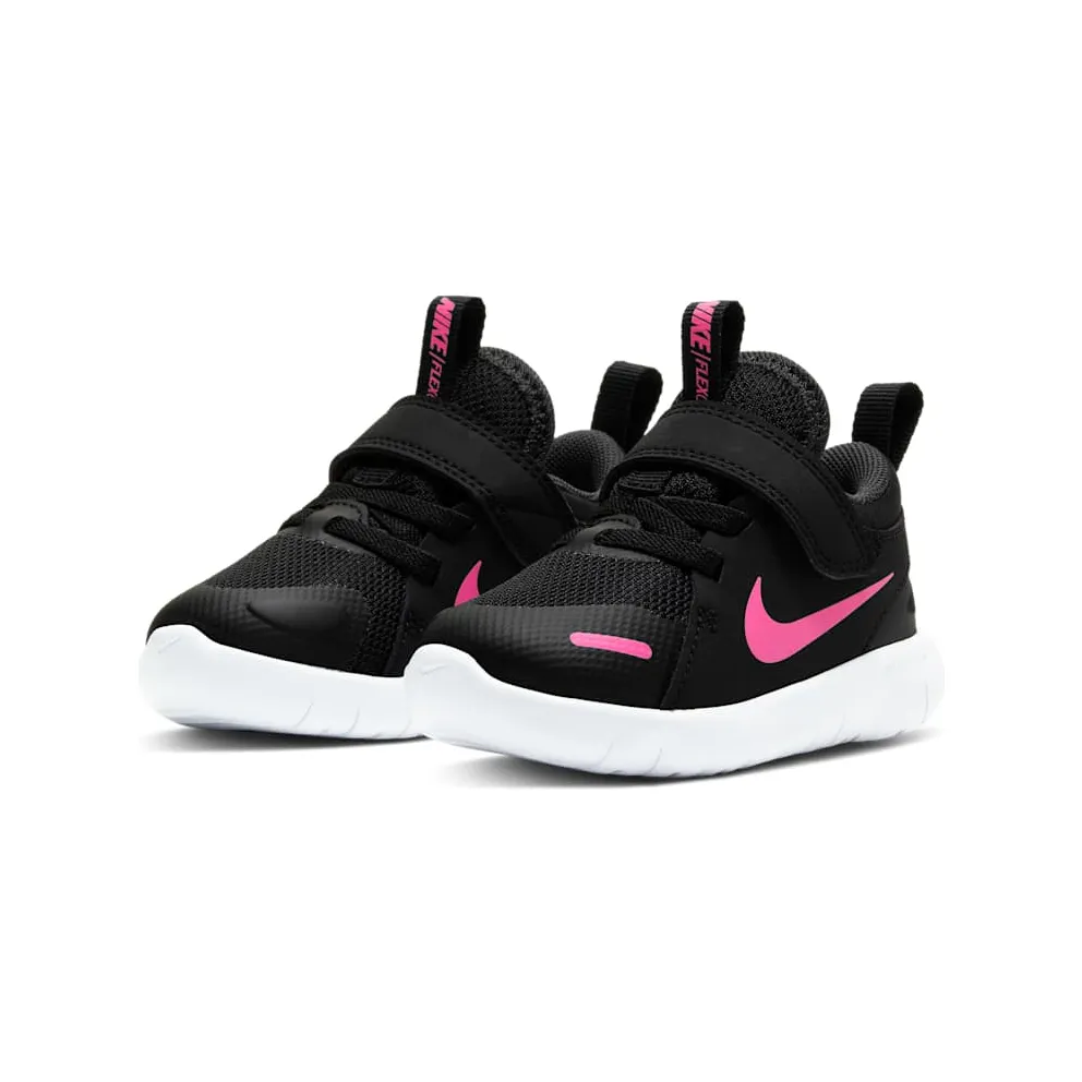 Nike Flex Contact 4 Black Pink Glow (TD) Black/White/Anthracite (CJ2073-002)