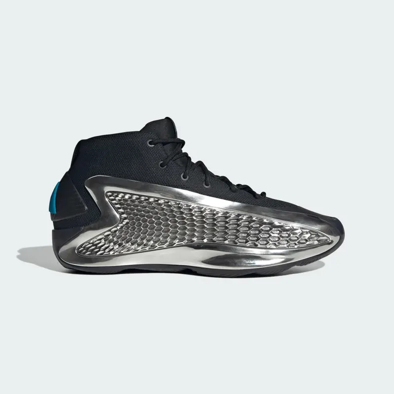 Adidas Anthony Edwards 1 Low Core Black / Silver Metallic / Core Black (JI0424)