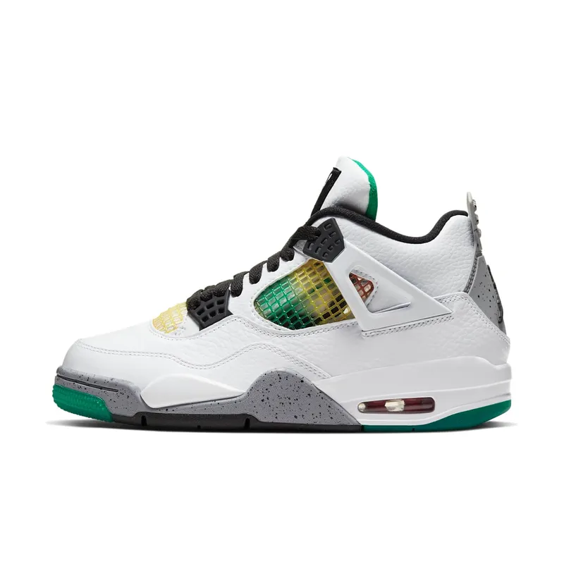 Air Jordan WMNS 4 ‘Rasta’ University Red Lucid Green (2020) (AQ9129-100)