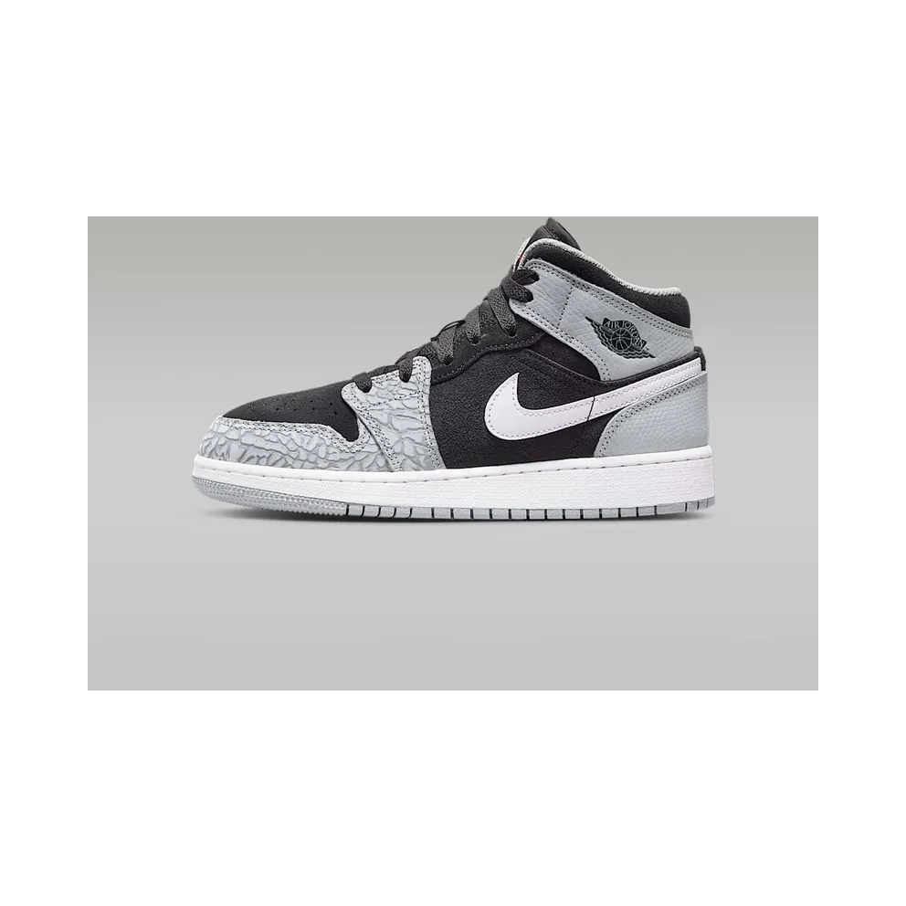 Air Jordan 1 Mid Elephant Print (GS) (DM6216-016)