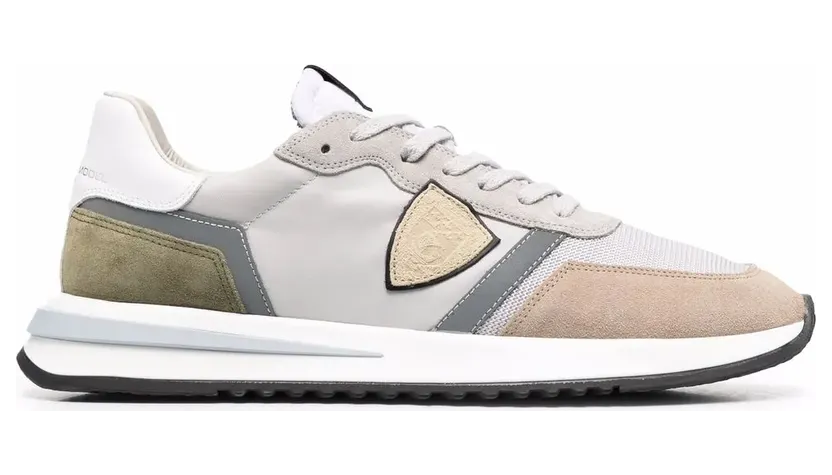Philippe Model Paris Sneakers met logopatch – Beige (TYLUW003)