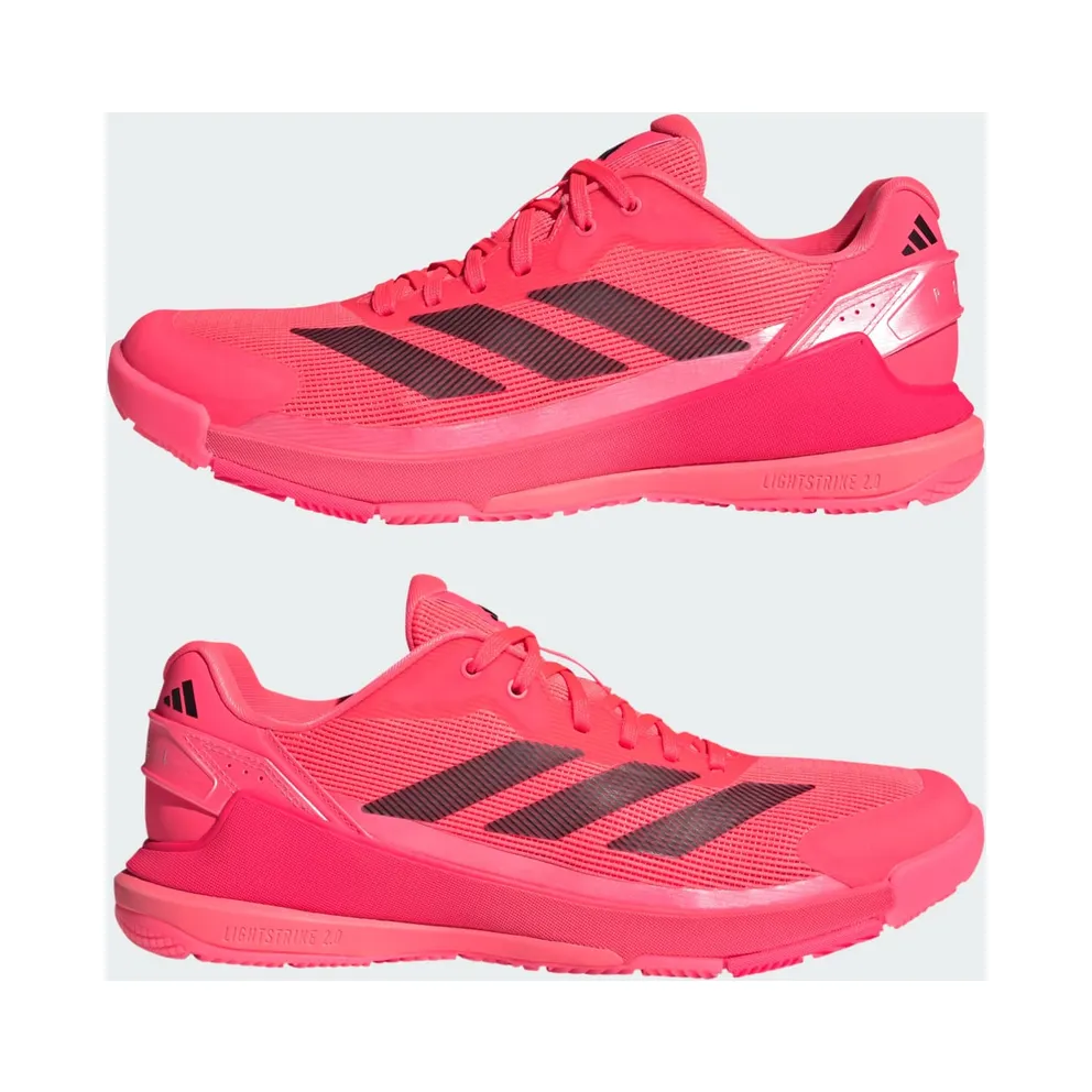 Adidas Crazyquick Padel Shoes Solar Turbo / Core Black / Lucid Red (KI3587)