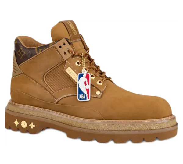 Louis Vuitton x NBA Oberkampf Ankle Boot Beige