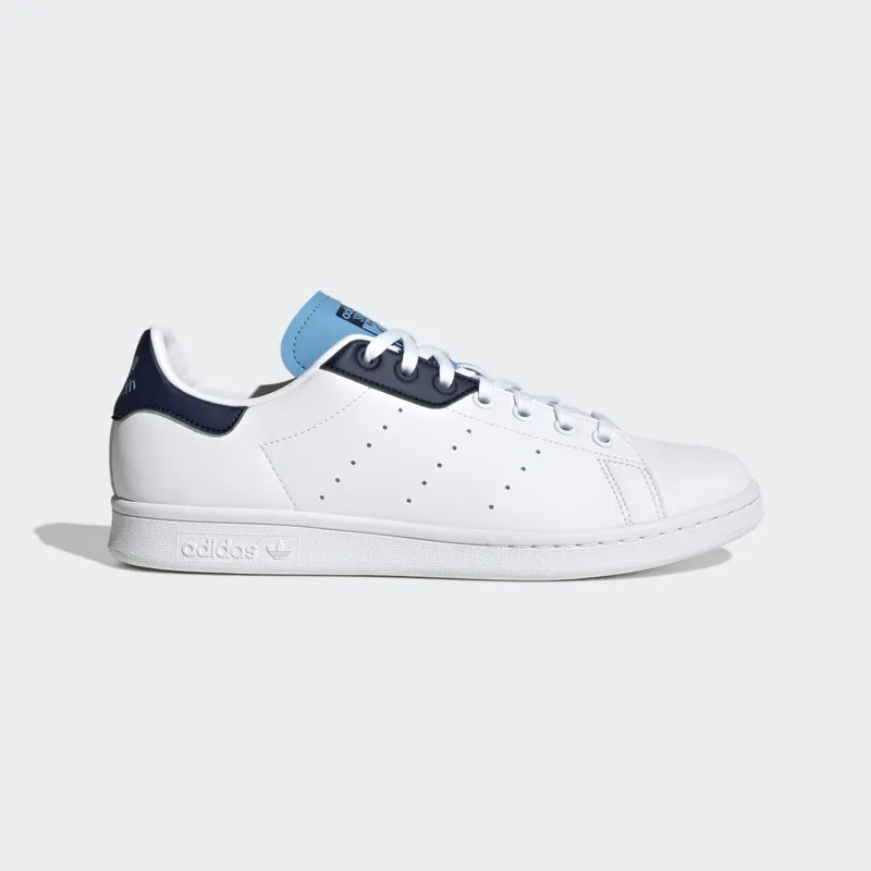 adidas Stan Smith Cloud White / Collegiate Navy / Light Blue (H00332)