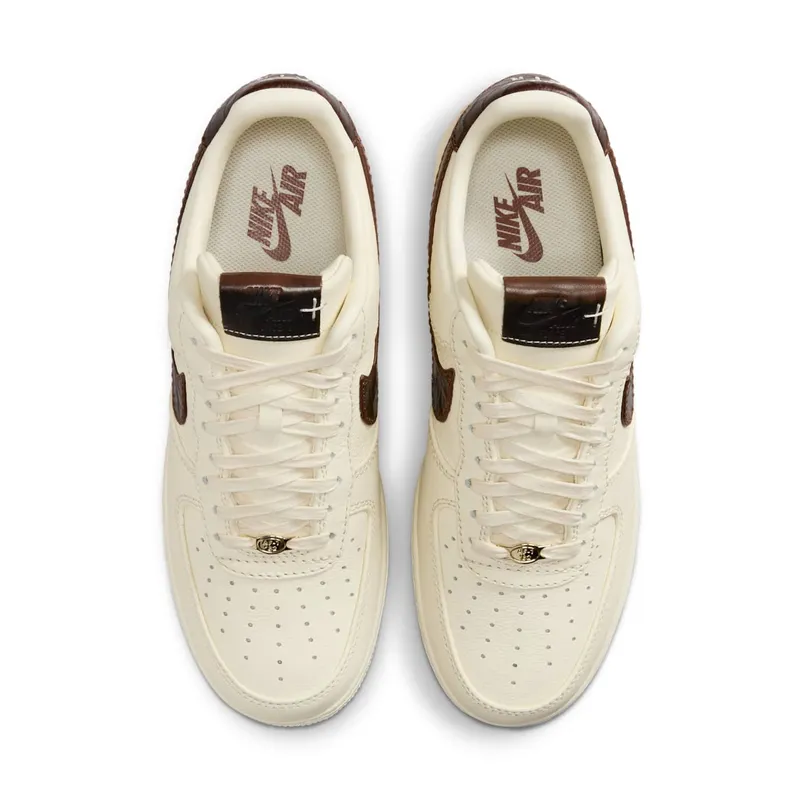 Nike Air Force 1 Low ’07 “Soft Pearl Brown Croc” (IH7332-001)