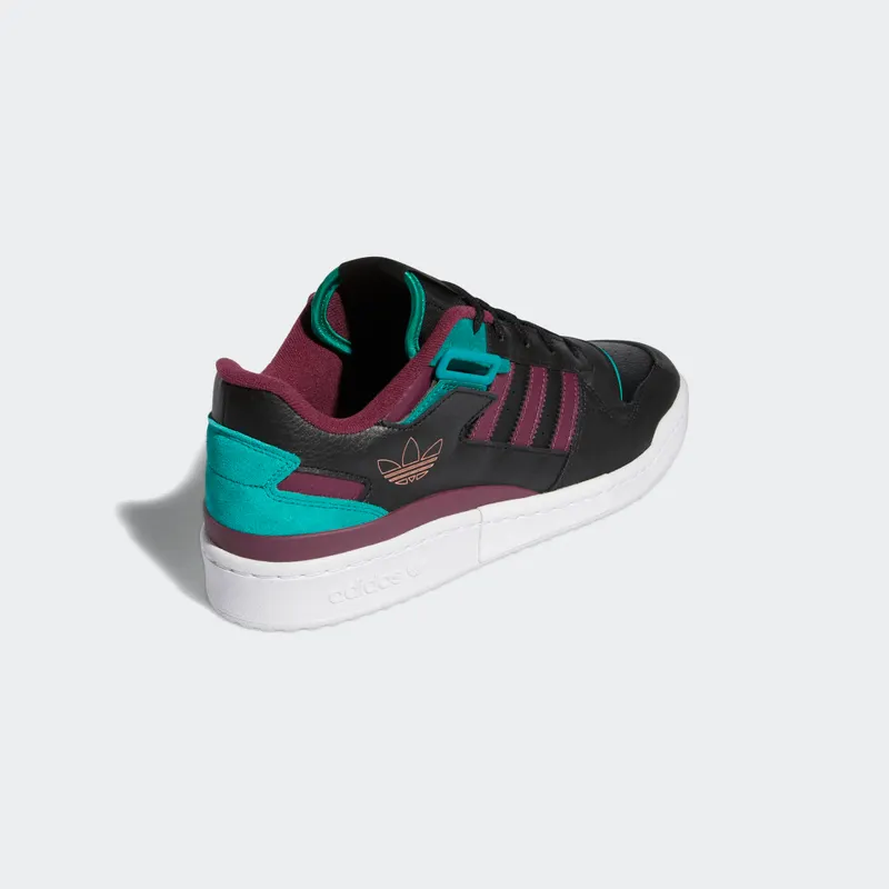 adidas Forum Exhibit Low Core Black / Victory Crimson / Glory Green (H01912)