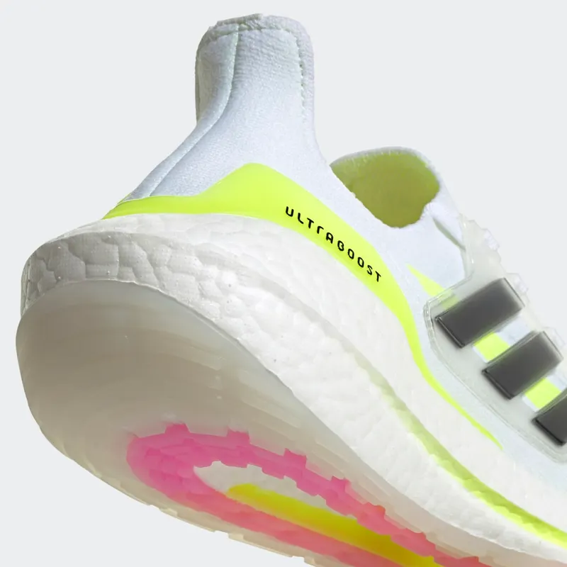 Adidas UltraBoost 21 ‘White Solar Yellow’ Cloud White/Core Black/Solar Yellow (FY0401)
