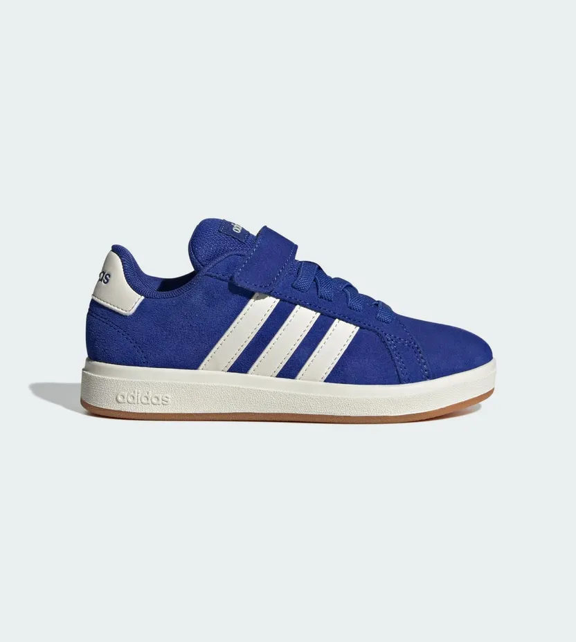 Adidas Grand Court 00s Kids Semi Lucid Blue / Off White / Gum (JH6180)