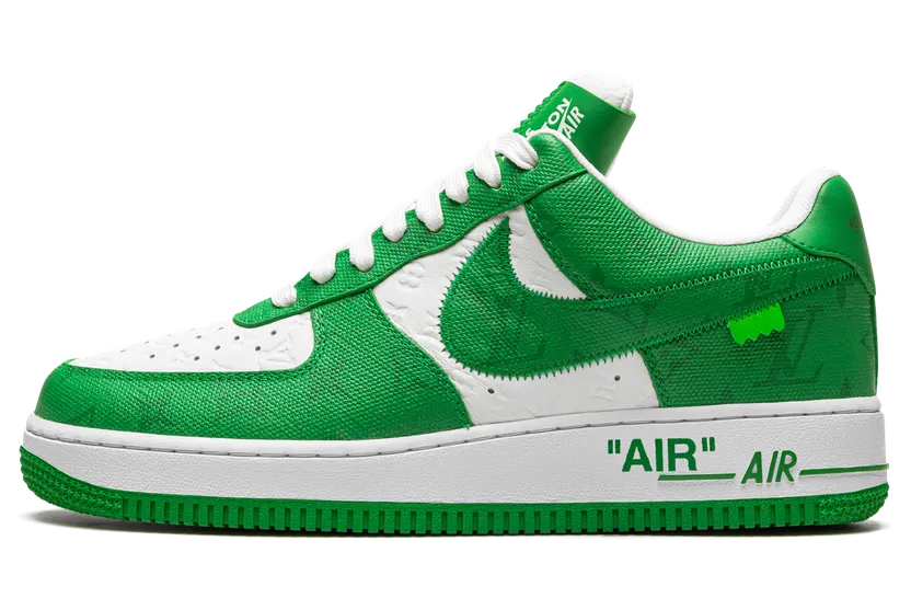 Nike Louis Vuitton Air Force 1 Low “Virgil Abloh – White/Green” (1A9V9U)