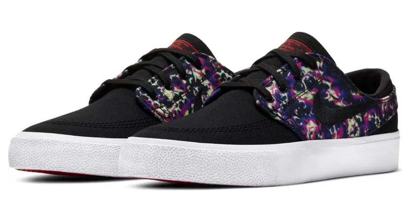 Nike SB Zoom Stefan Janoski Canvas RM Premium Black / Black / Black / Laser Crimson (AQ7878-003)