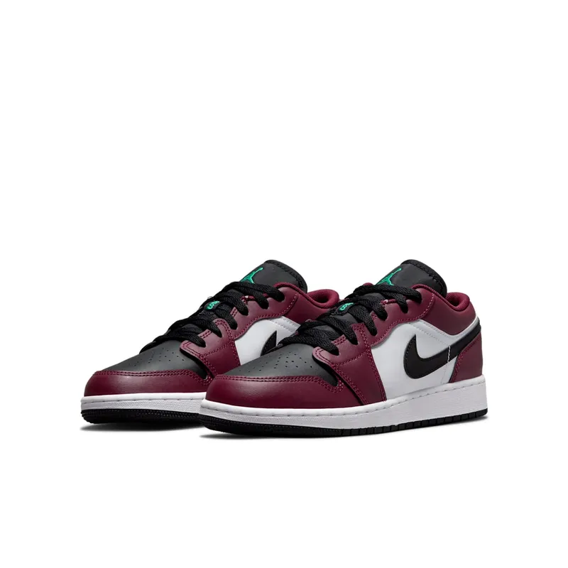 Air Jordan 1 Low SE Dark Beetroot Roma Green (GS) (DM0589-635)