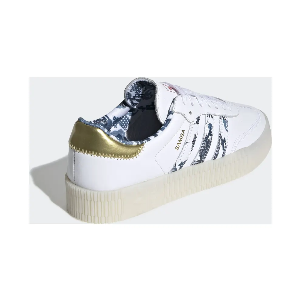 adidas Sambarose Chinese New Year 2020 (W) Cloud White/Gold Metallic/Core Black (FW5345)