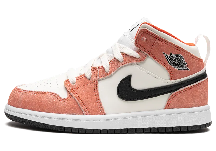 Jordan 1 Mid TD “Orange Suede” (DV1341-800)