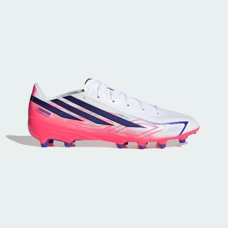 Adidas F50 Hyperfast League AG Football Boots, White (HP7167)