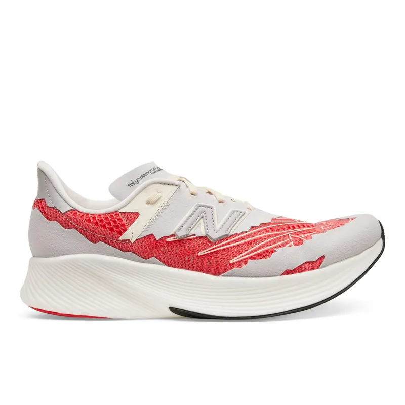 New Balance Stone Island Tokyo Design Studio FuelCell RC Elitev2 Rain Cloud / Energy Red (MSRCELV1-40440)